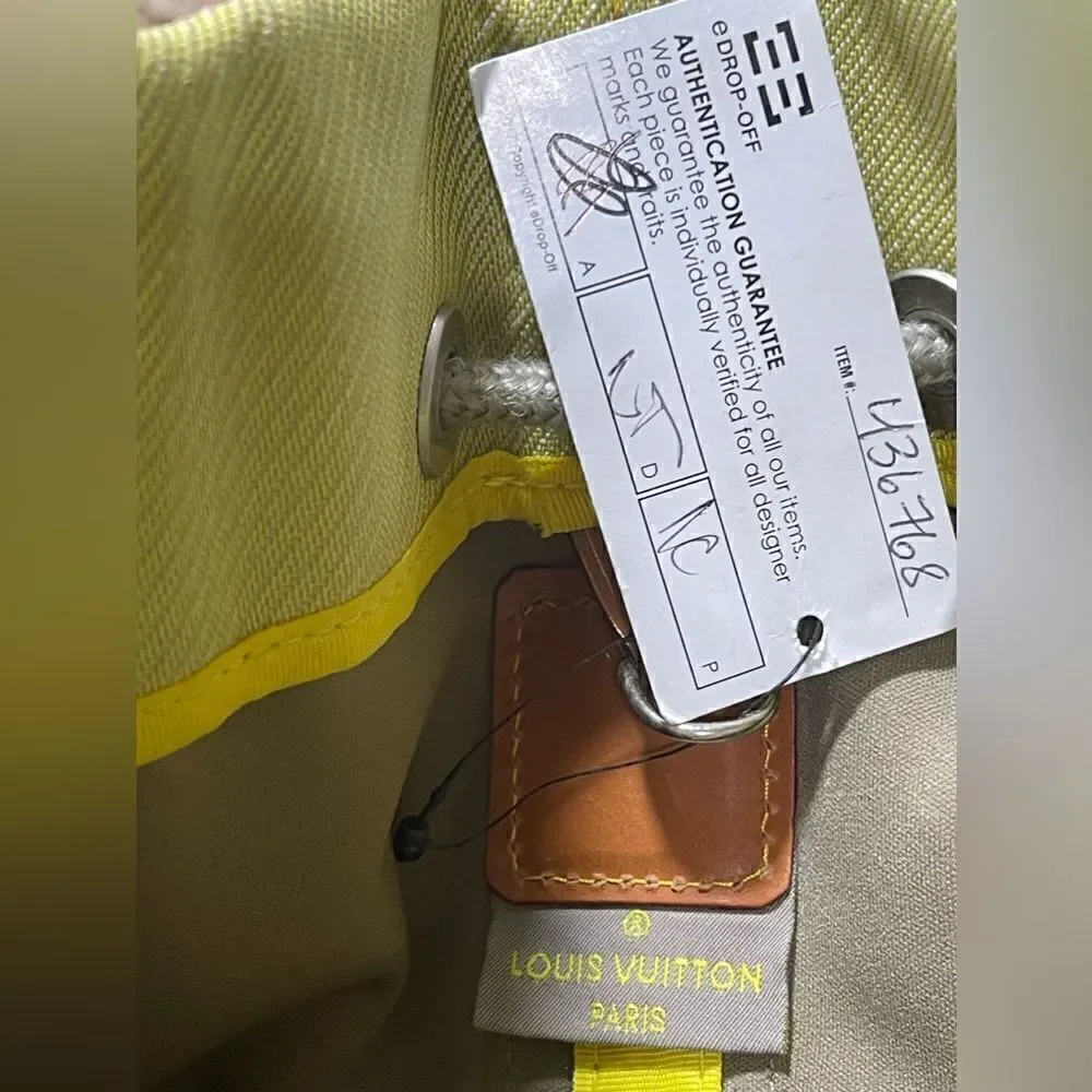 RARE Louis Vuitton 2002 Damier Geant LV Cup Volunteer Bag - Picture 7 of 13